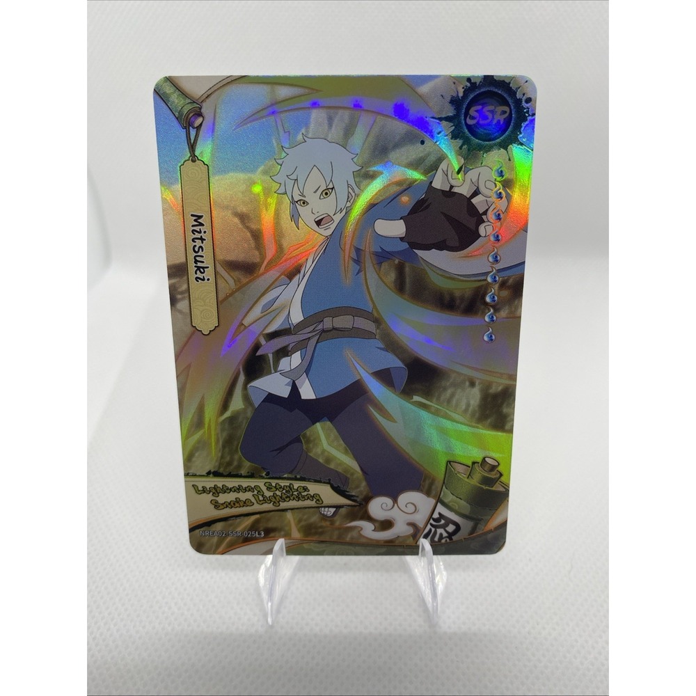 Mitsuki Naruto Kayou Premium Booster Foil Holo SSR-025L3 Naruto CCG Card